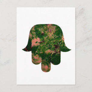 Garden Hamsa Balloon Painting Studio Art Postcard