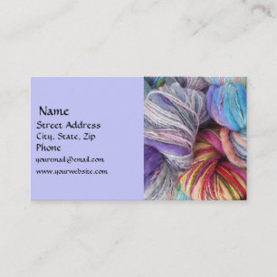 Garden Hand Spun Yarn Business Card