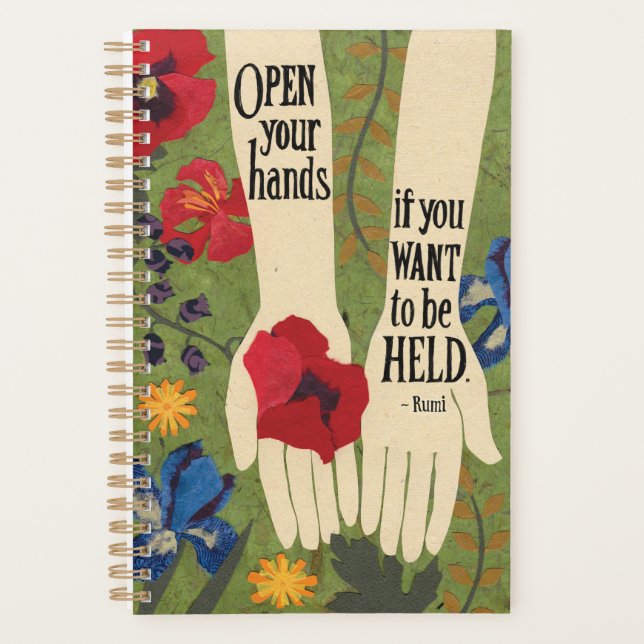 Garden Hands & Rumi Planner (Front)