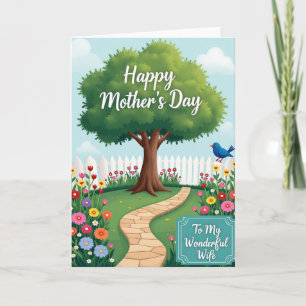 Garden Happy Mothers Day Card