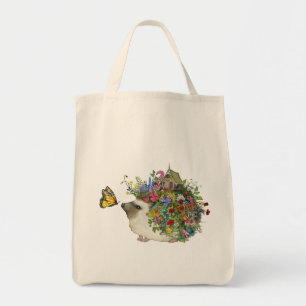 Garden Hedgehog Tote Bag