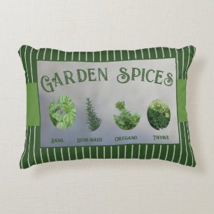 Garden Herb Photograph Decorative Cushion