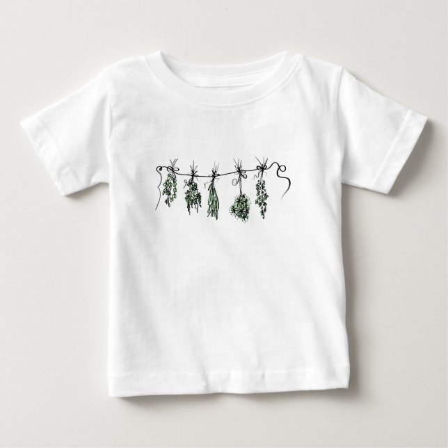 Garden Herbs Baby T-Shirt (Front)