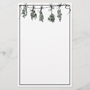 Garden Herbs Stationery