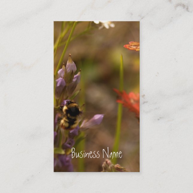 Garden HoneyBee Business Card (Front)