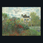 Garden in Argenteuil - Claude Monet Fine Art Poster<br><div class="desc">The Artist's Garden in Argenteuil (A Corner of the Garden with Dahlias) - Claude Monet (1873), French artist, fine art decor or gift. TRANSFER ART IMAGE TO ANY PRODUCT. All our fine art images are sourced from public galleries and optimised at 600 pixels per inch at a high resolution to...</div>