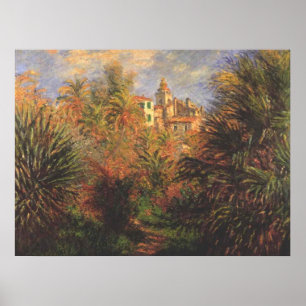 Garden in Bordighera - Claude Monet - c1900 Poster