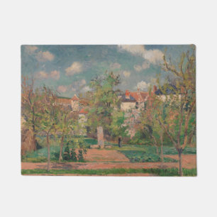 Garden in Full Sunlight, Camille PIssarro, 1876 Doormat