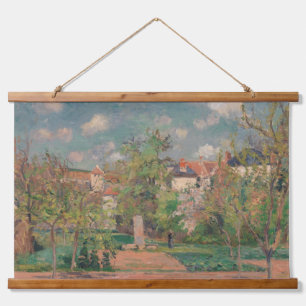 Garden in Full Sunlight, Camille PIssarro, 1876 Hanging Tapestry
