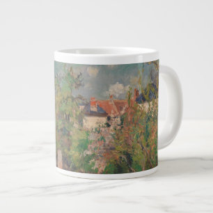 Garden in Full Sunlight, Camille PIssarro, 1876 Large Coffee Mug