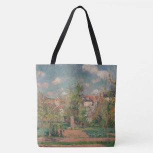 Garden in Full Sunlight, Camille PIssarro, 1876 Tote Bag