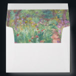 Garden in Giverny by Claude Monet Envelope<br><div class="desc">Claude Monet - Garden in Giverny. Beautiful impressionism painting of a garden in Giverny by Claude Monet.</div>