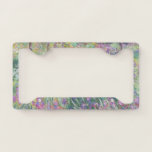 Garden in Giverny by Claude Monet Licence Plate Frame<br><div class="desc">Claude Monet - Garden in Giverny. Beautiful impressionism painting of a garden in Giverny by Claude Monet.</div>