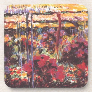Garden in Giverny - Claude Monet - c1900 Coaster