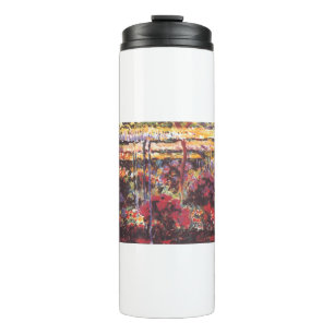 Garden in Giverny - Claude Monet - c1900 Thermal Tumbler