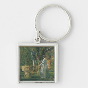 Garden in Ringsted with a Ancient Baptismal Key Ring