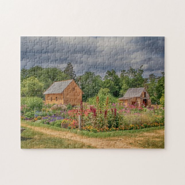 Garden in the Adirondacks Jigsaw Puzzle (Horizontal)