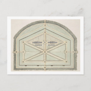 Garden in the Old French Style, from 'Hints on the Postcard
