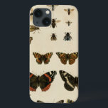 Garden Insects by Vision Studio iPhone 13 Case<br><div class="desc">This Vision Studio piece is an entomologists dream! Garden insects are drawn on a cream background,  shown in achingly beautiful detail. If you love insects this is the print for you!</div>