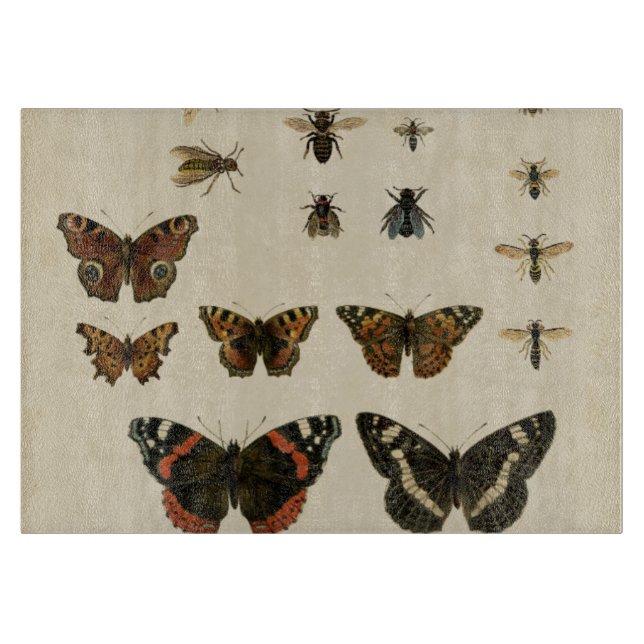 Garden Insects by Vision Studio Cutting Board (Front)