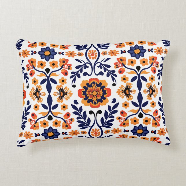 Garden-Inspired Delight Accent Pillow (Front)