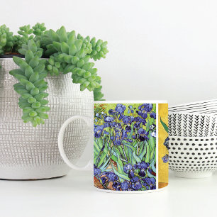 Garden Irises Triptych Van Gogh Coffee Mug