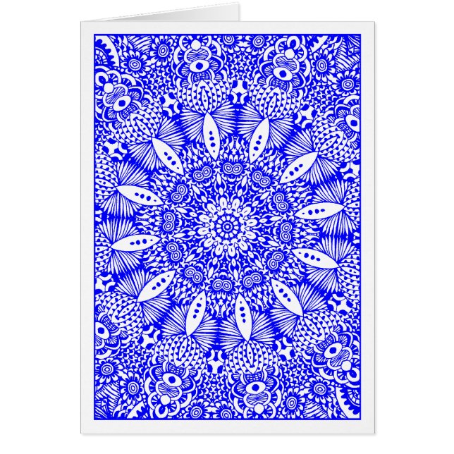 Garden Kaliedoscope 03 - Blue (Front)