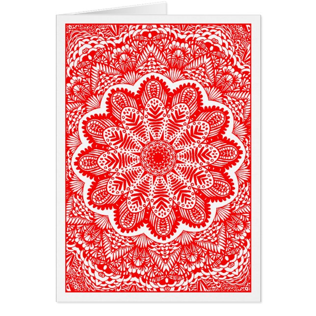 Garden Kaliedoscope 04 - Red (Front)