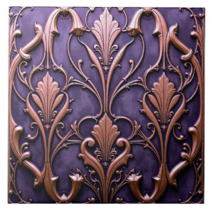 Garden Labyrinth Ceramic Tile