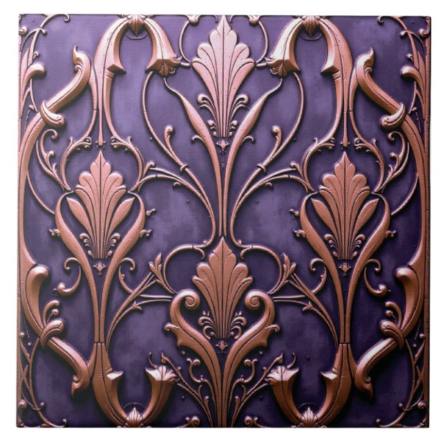 Garden Labyrinth Ceramic Tile (Front)