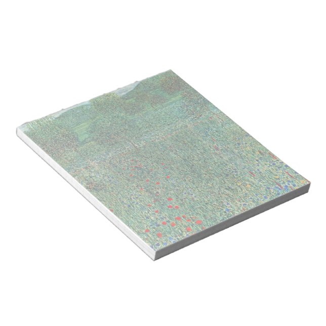 Garden landscape by Gustav Klimt Notepad (Angled)