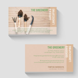 Garden & Landscaping Services Business Card