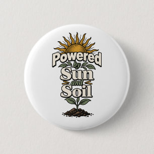Garden Life 6 Cm Round Badge