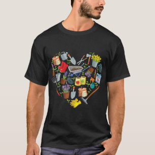 Garden Life Gardening heart men women kids T-Shirt