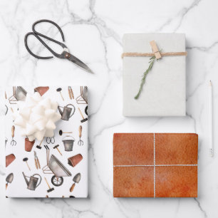 Garden Life Gardening Tools SilTer Wrapping Paper