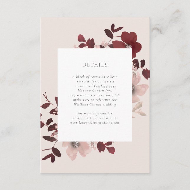 Garden Love Details Card (Front)