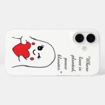 Garden Love Quote Phone Case.