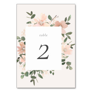 Garden Love Table Number