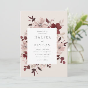 Garden Love Wedding Invitation