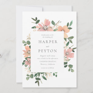 Garden Love Wedding Invitation