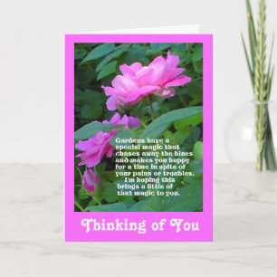 Garden Magic Thinking of You Card