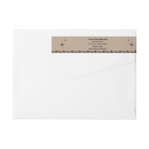 Garden Maintenance Season Greetings Return Address Wrap Around Label
