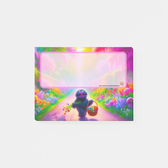 Garden Monster Sticky Notes (Front)