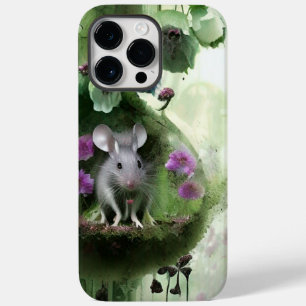 Garden Mouse Floral Abstract Art Fantasy  Case-Mat Case-Mate iPhone 14 Pro Max Case