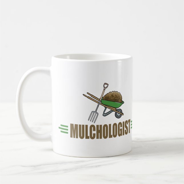Garden Mulching Coffee Mug (Left)