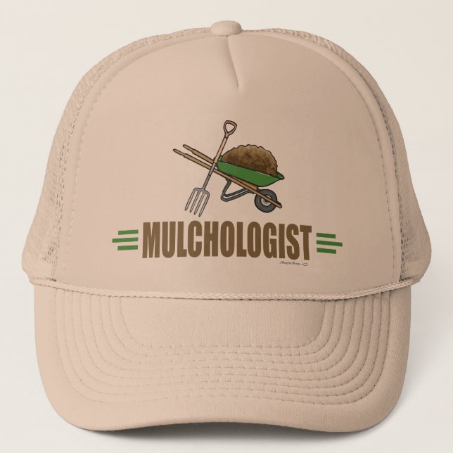 Garden Mulching Trucker Hat (Front)