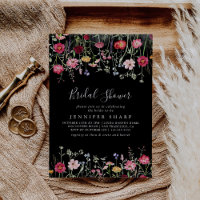 Garden Multicolor Wildflower Bridal Shower