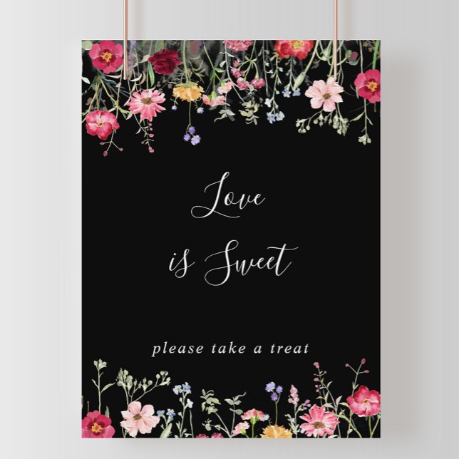 Garden Multicolor Wildflower Love Is Sweet Sign (Creator Uploaded)