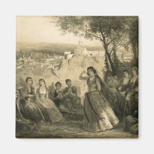 Garden near Tiflis, Georgia, plate 27 from a book Magnet