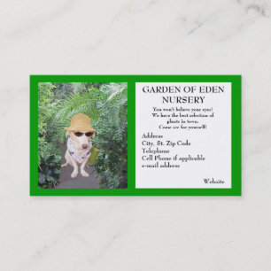 Garden Nursery Business Business Card